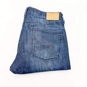 Mott & Bow Slim Dark Wash Denim Jeans Soft Stretch Denim Size 34 x 34